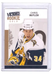 2009-10 Upper Deck Victory Rookie Gold Chris Butler #304